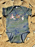 Duck Turkey Deer Bodysuit | Vintage Camo