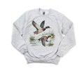 Vintage Flying Mallards Crewneck | Ash