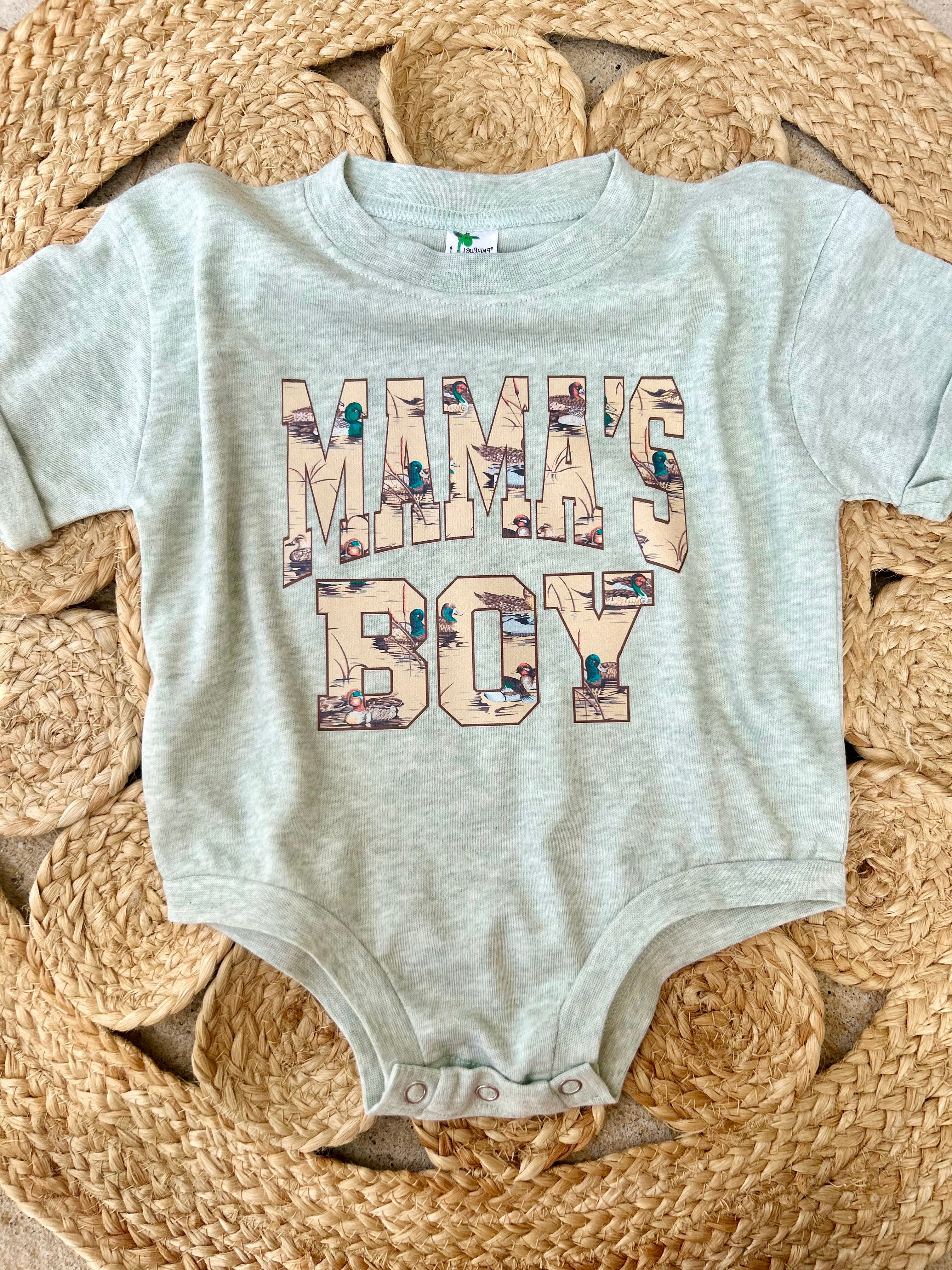 Duck Print Mama’s Boy Bubble | 2 colors