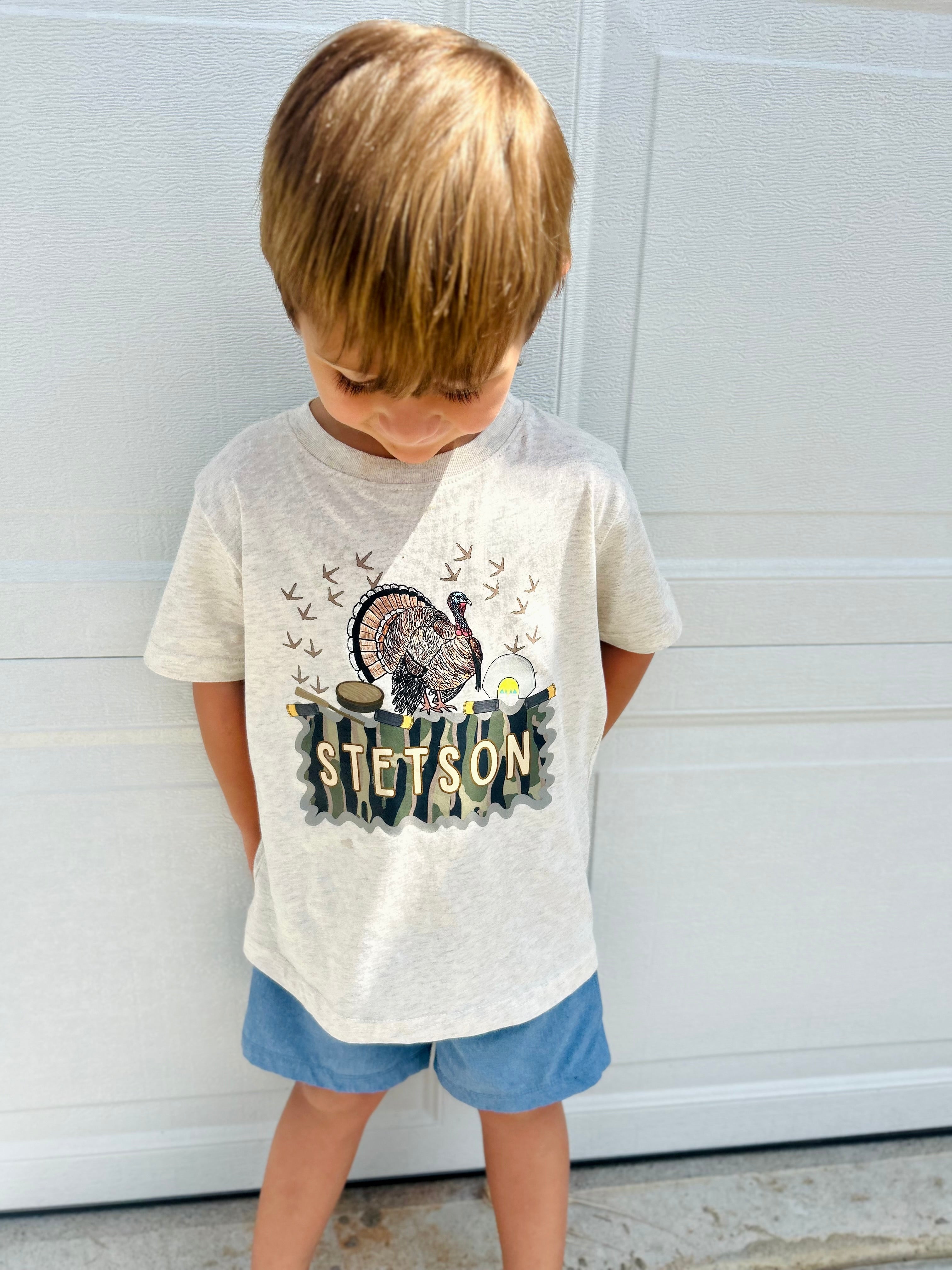 Turkey Hunt Name Tee - CUSTOM