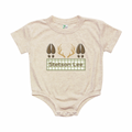 Deer Tracks Name Bubble Oatmeal - CUSTOM
