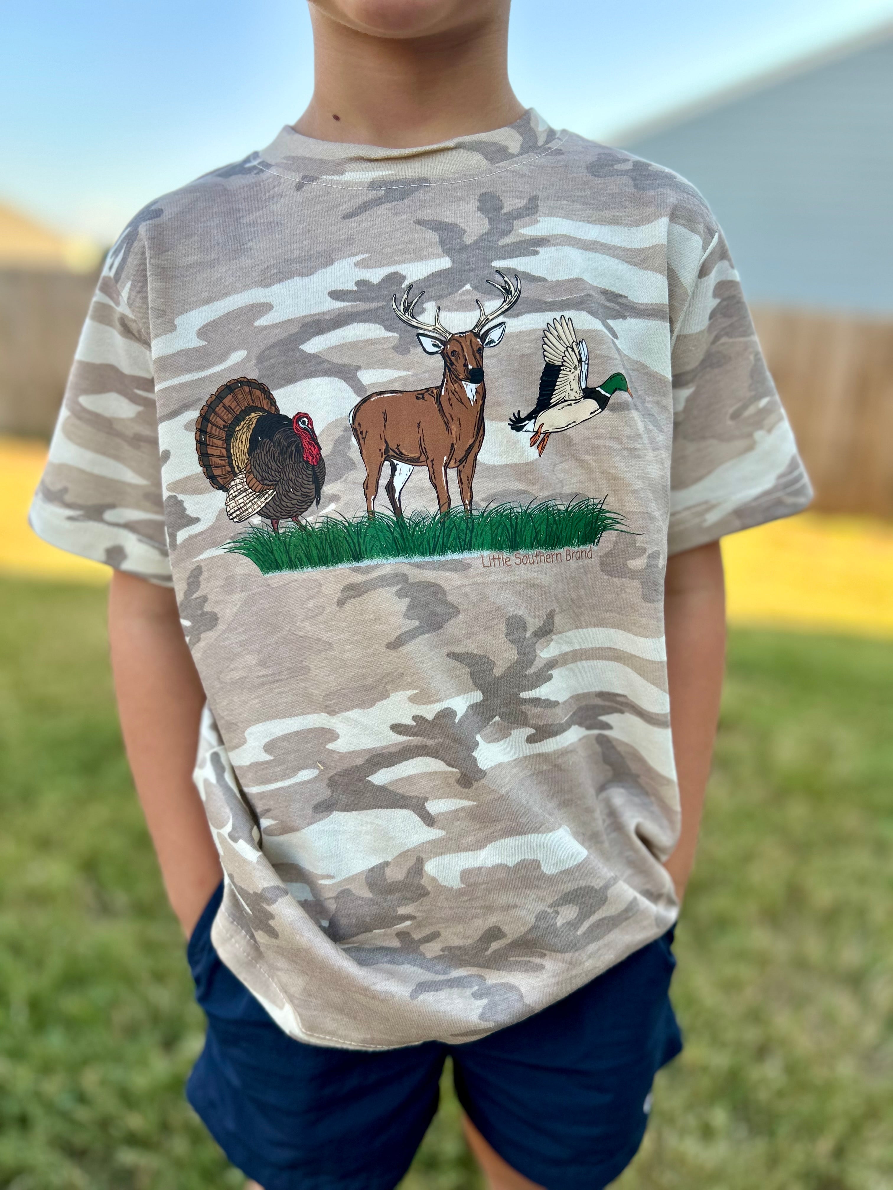 Turkey, Deer, Duck Tee | Natural Camo