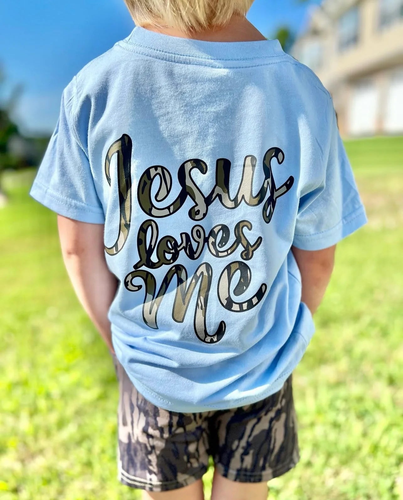 Jesus Loves Me | Light Blue
