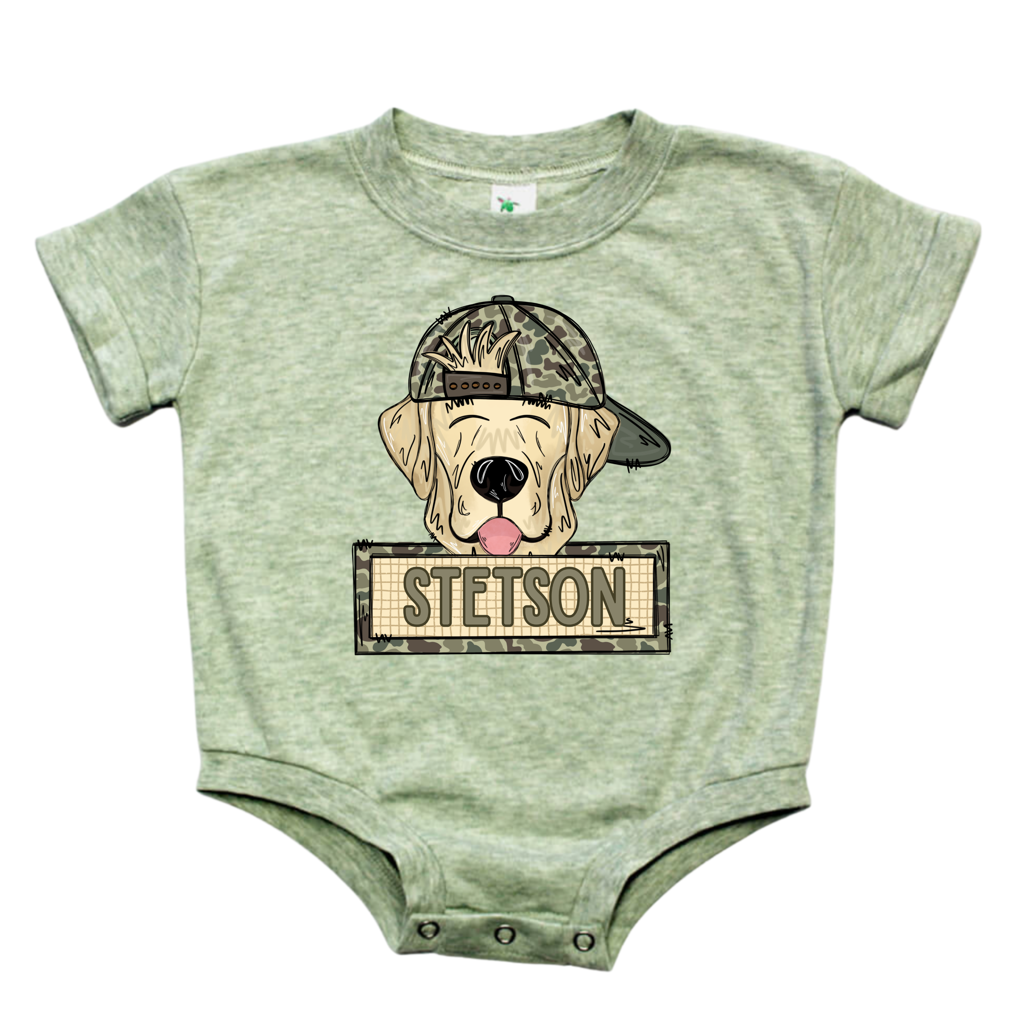 Yellow Lab Name Bubble Sage - CUSTOM