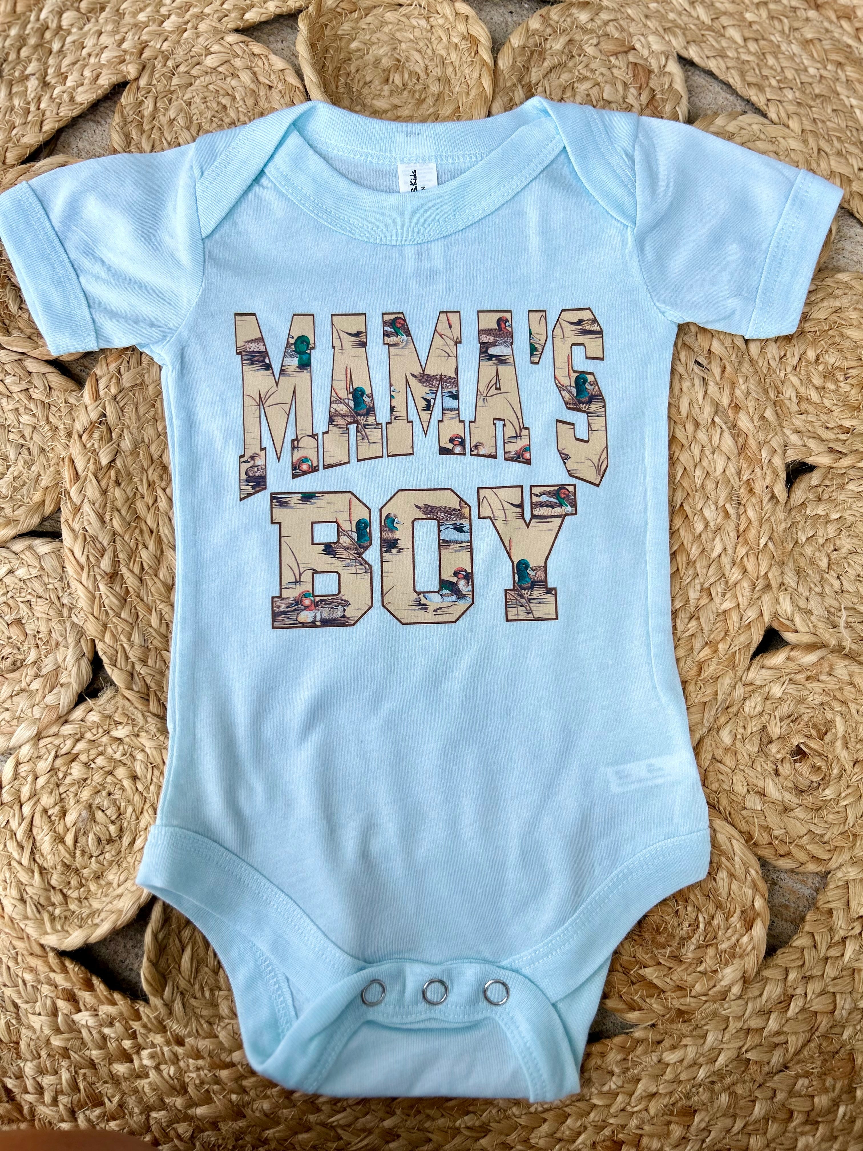 Duck Print Mama’s Boy Bodysuit
