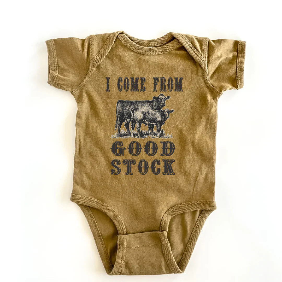 I Come From Good Stock Bodysuit