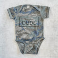 Little Dude Vintage Camo Bodysuit