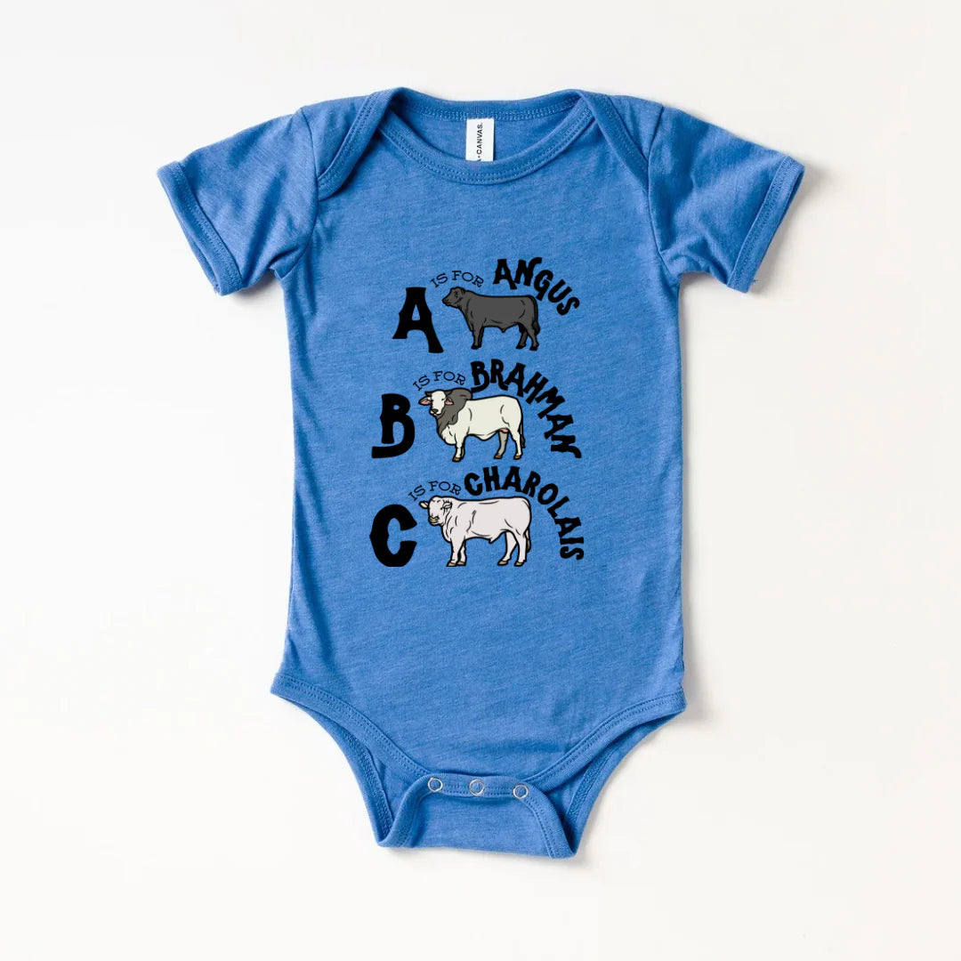 ABC Cows Bodysuit