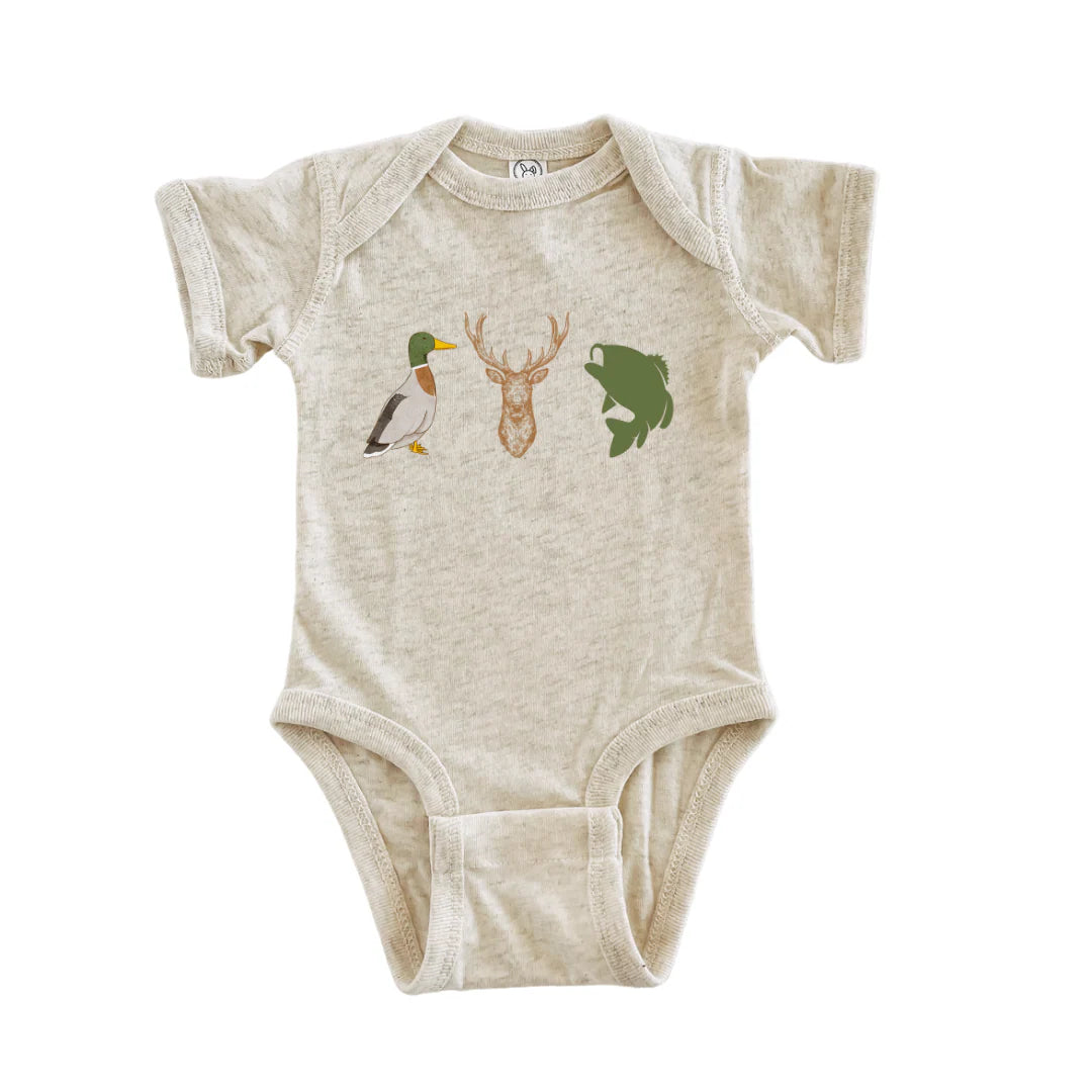 Duck Deer Fish Bodysuit