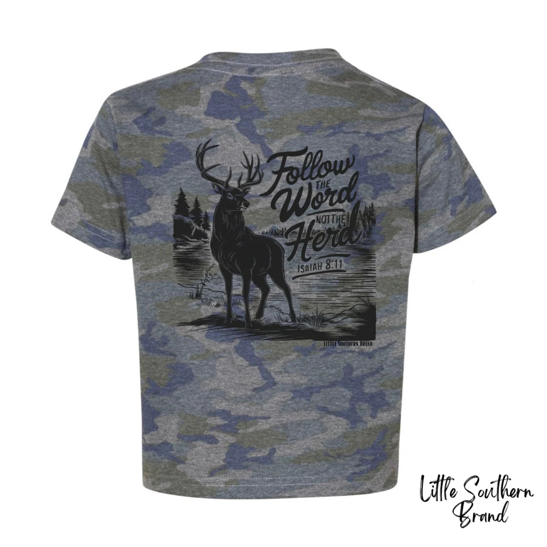 Follow The Word Not The Herd | Vintage Camo