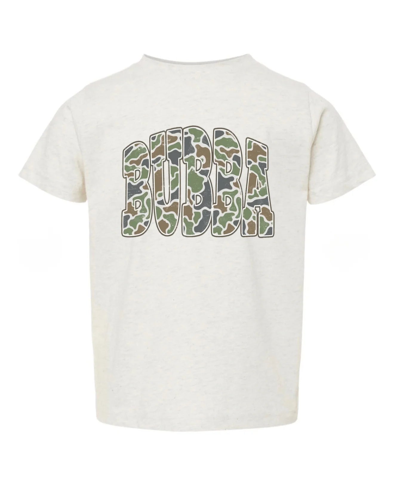 Camo BUBBA Tee | Natural Heather