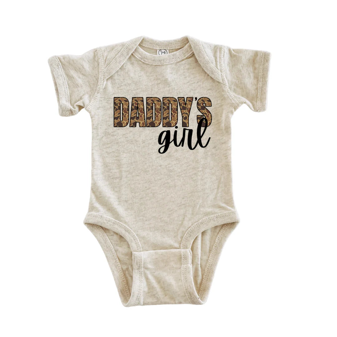 Brown Camo Daddy’s Girl Bodysuit