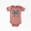 Cow Print Bow Bodysuit
